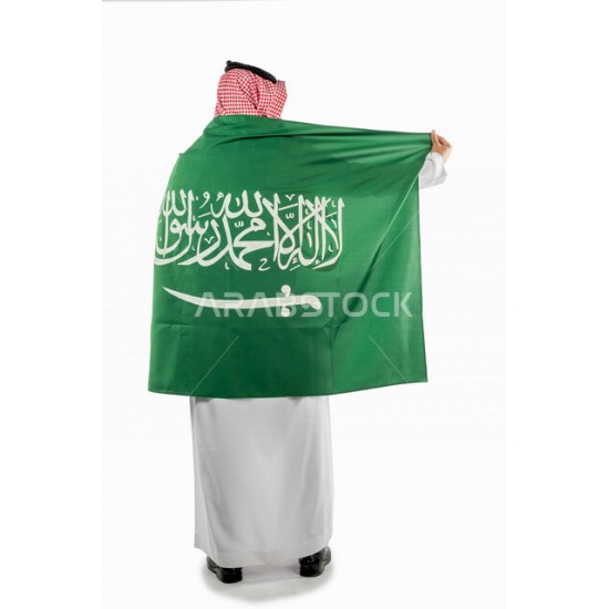 العلم السعودي أحجام مختلفة