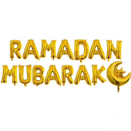 بالونات حروف رمضان مبارك